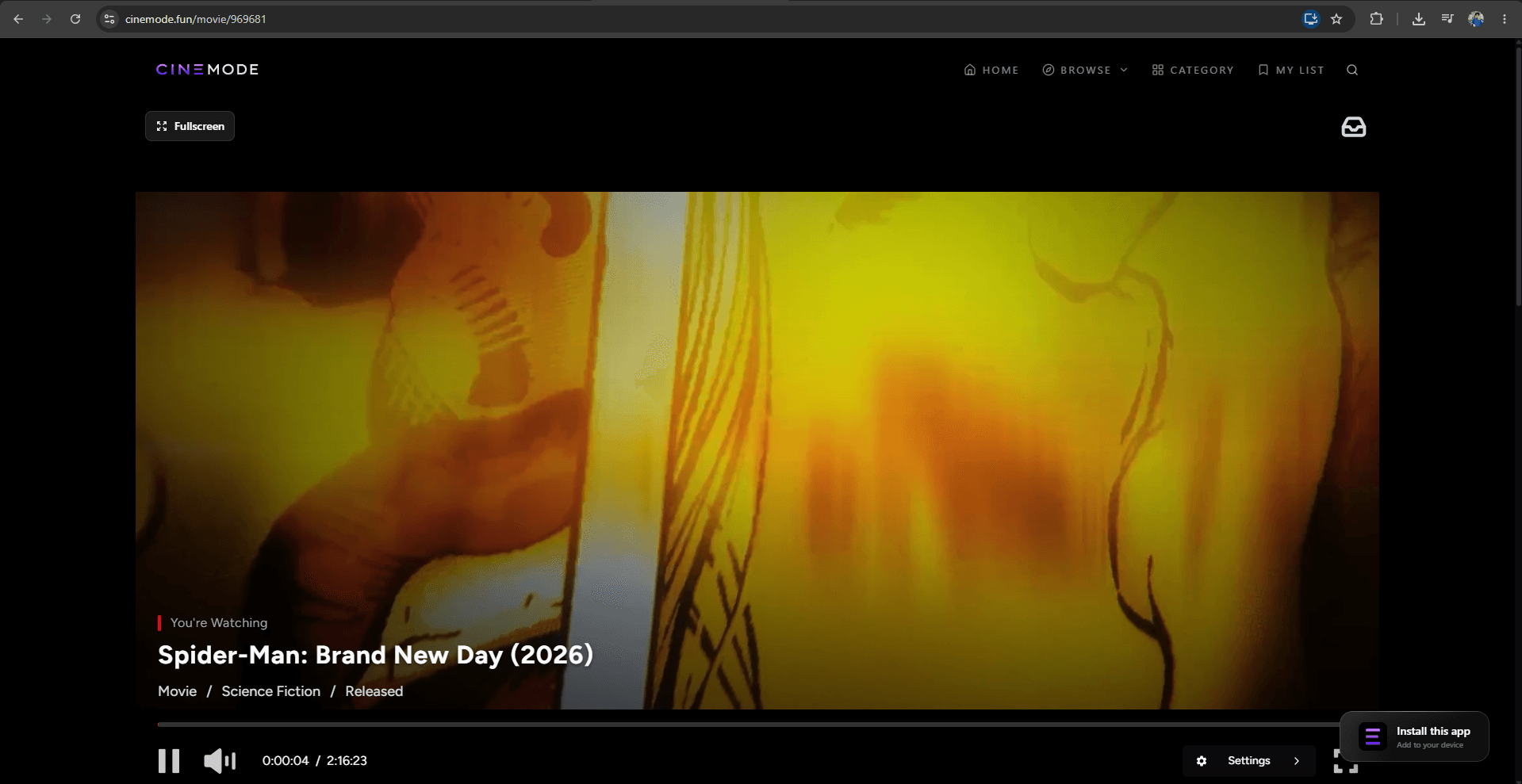 Cinemode screenshot 2